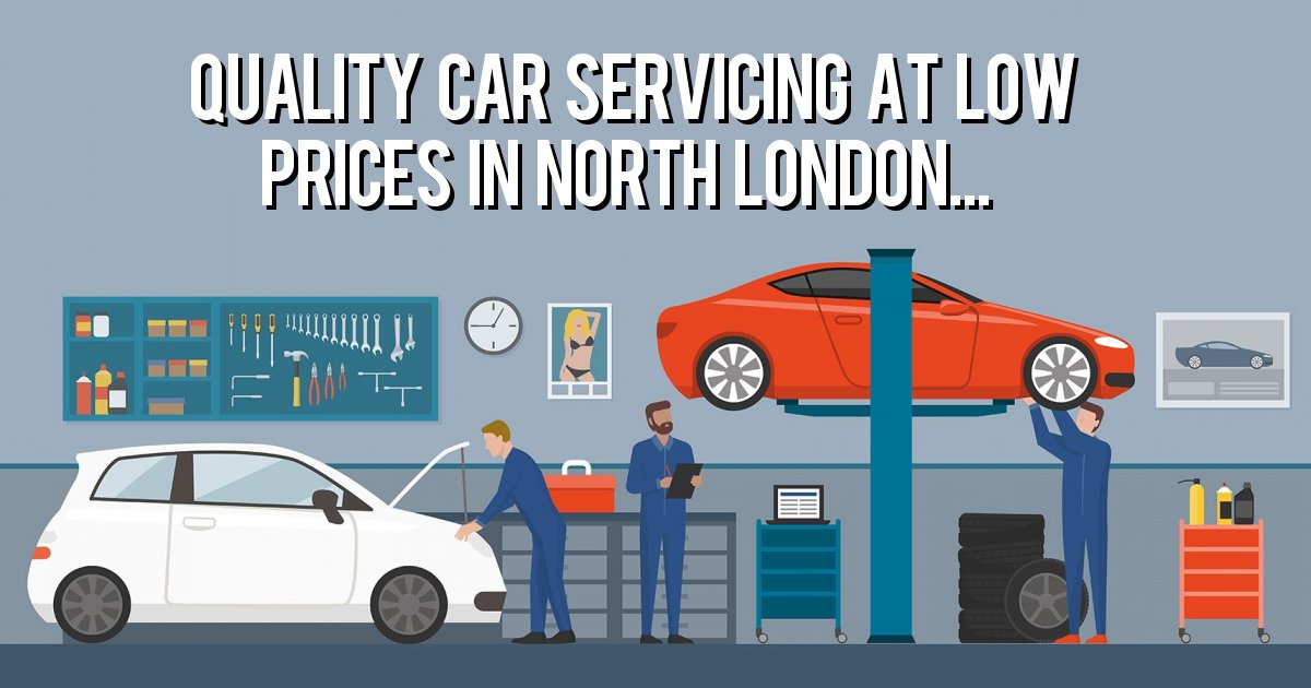 Quality Car Servicing at low prices in North London...