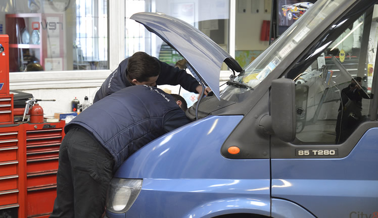 ford transit van servicing london