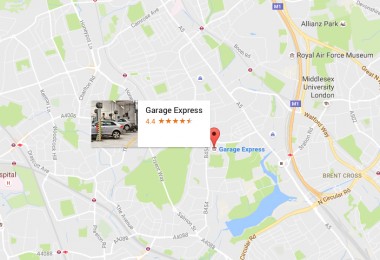Car Servicing North London Map