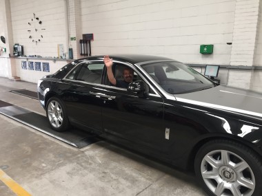 Rolls Royce Ghost V12 MOT test